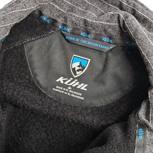 Kuhl Womens Aurora "alfpaca" Fleece Full Zip Jacket Size Medium Black Outdoor - Picture 3 of 7